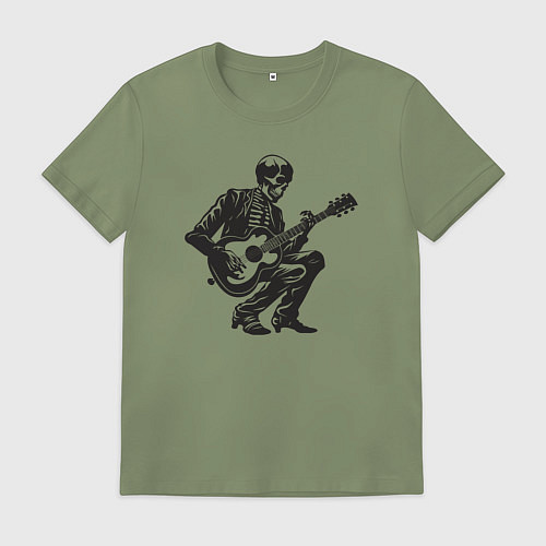 Мужская футболка Мёртвая рок звезда / Авокадо – фото 1