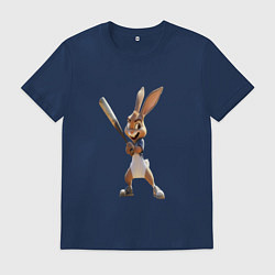 Мужская футболка Ушастый и бита