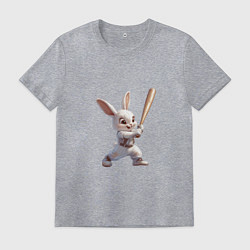 Мужская футболка Зайчик чемпион