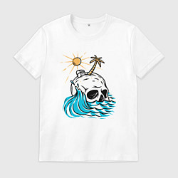 Мужская футболка Остров черепа