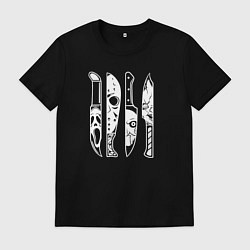 Мужская футболка 4 злодея из фильмов ужасов