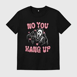 Мужская футболка Ghostface no you hang up