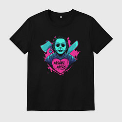 Мужская футболка Майкл хэллоуин