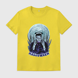 Мужская футболка Хэллоуин Франкенштейн