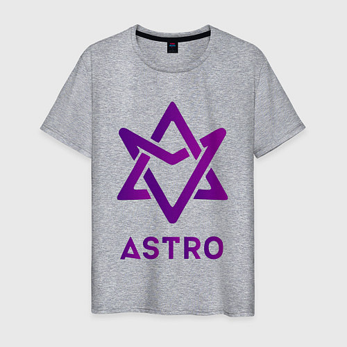 Мужская футболка Звезда Astro / Меланж – фото 1