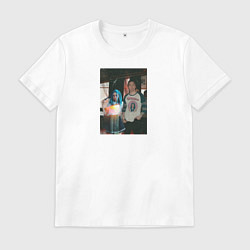 Футболка хлопковая мужская Мейби Бейби с Горшком, цвет: белый