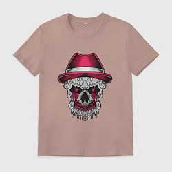 Мужская футболка Череп гангстера