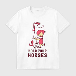 Мужская футболка Держи свою лошадку