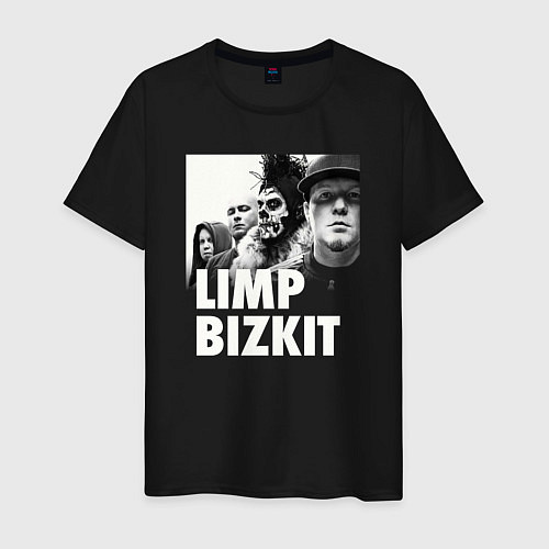 Мужская футболка Limp Bizkit rap rock / Черный – фото 1