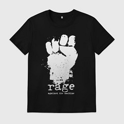 Мужская футболка RATM - white fist