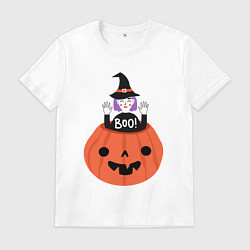 Мужская футболка Ведьма в тыкве
