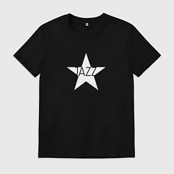 Мужская футболка Jazz star in white