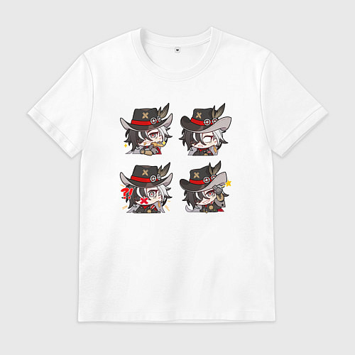 Мужская футболка Бутхилл стикеры / Белый – фото 1