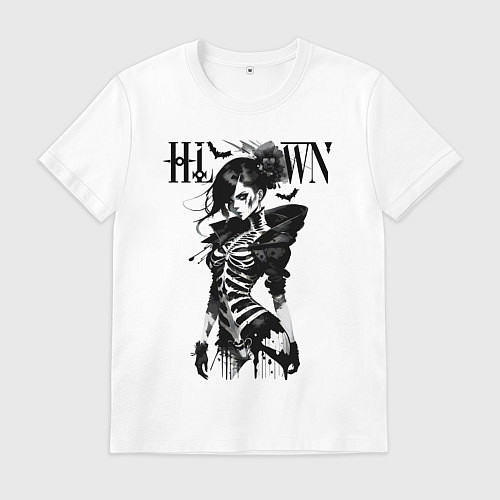 Мужская футболка Обворожительная ведьма - хэллоуин / Белый – фото 1