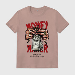 Мужская футболка Money maker hands