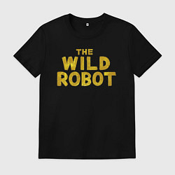 Мужская футболка The wild robot logo