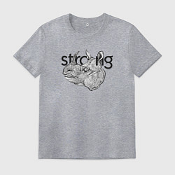 Мужская футболка Носорог