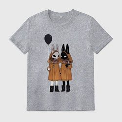 Мужская футболка Кролики мистика