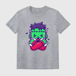 Мужская футболка Франкенштейн геймер