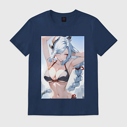 Мужская футболка Геншин Шэнь Хэ купальник