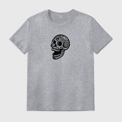 Мужская футболка Смеющийся череп тату