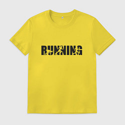 Мужская футболка Бег арт