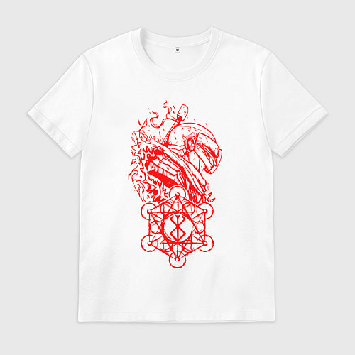 Мужская футболка Берсерк - манга / Белый – фото 1