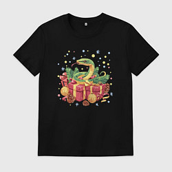 Мужская футболка Змея и подарки