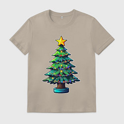 Мужская футболка Ёлочка, зажгись
