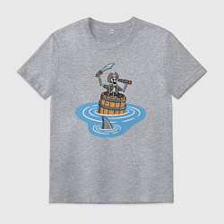 Мужская футболка Пират в бочке
