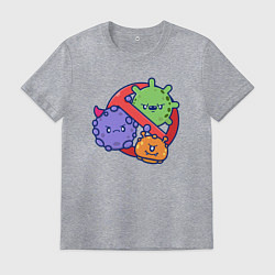 Мужская футболка Нет вирусам