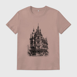 Мужская футболка Старинный дом