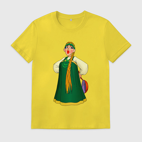 Мужская футболка Баба / Желтый – фото 1