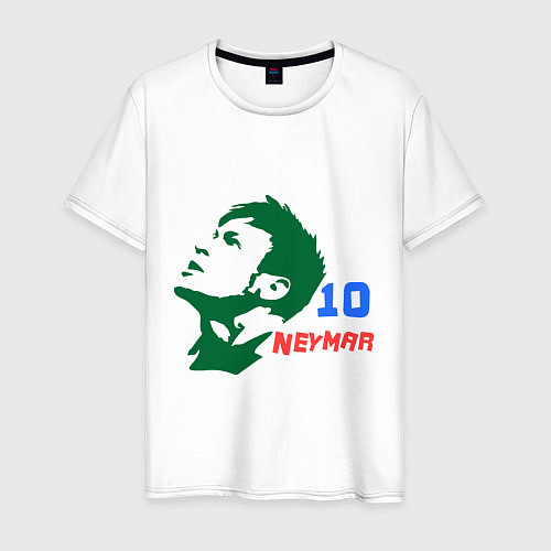 Мужская футболка Neymar 10 / Белый – фото 1