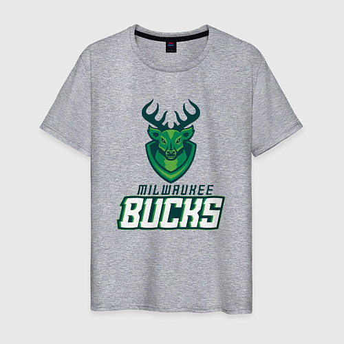 Мужская футболка Milwaukee Bucks NBA / Меланж – фото 1