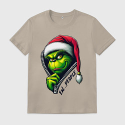 Мужская футболка Гринч с надписью фу люди