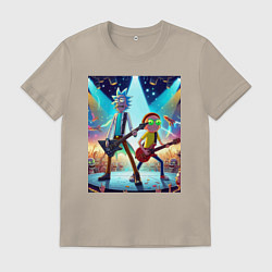 Мужская футболка Rick and Morty - punk rock