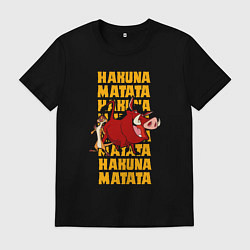 Мужская футболка Акуна матата Тимон и Пумба - Король лев