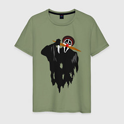 Мужская футболка Крик-мужик из Деревня дураков мем