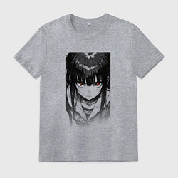 Мужская футболка Девушка с красными глазами