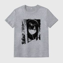 Мужская футболка Девушка с блеклым взглядом