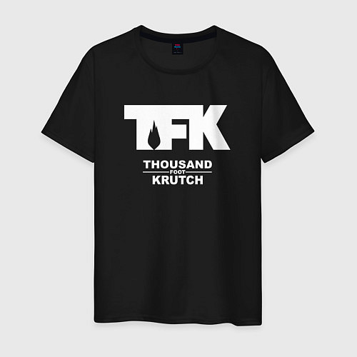 Мужская футболка Thousand Foot Krutch - logo / Черный – фото 1