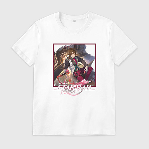 Мужская футболка Галлахер / Белый – фото 1