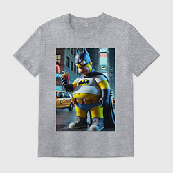 Мужская футболка Бэтсимпсон купил в фастфуде картофель фри