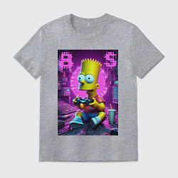 Мужская футболка Bart Simpson - cool gamer
