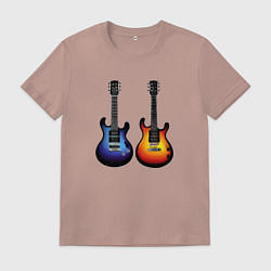 Мужская футболка Яркие гитары