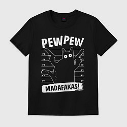 Мужская футболка Кот с пушками