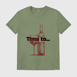 Мужская футболка Time to винишко