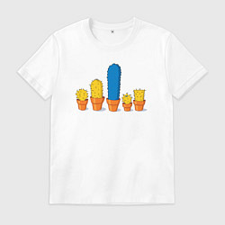 Мужская футболка Симпсоны кактусы