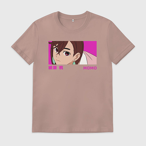 Мужская футболка Момо Аясэ / Пыльно-розовый – фото 1